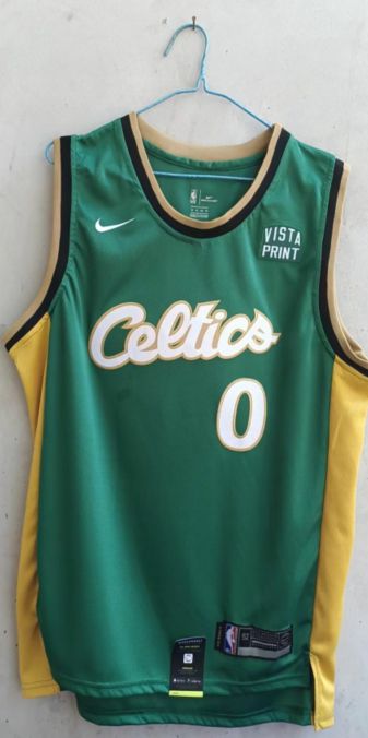 Cheap Men Boston Celtics 0 Tatum Green Nike Season 22-23 NBA Jersey